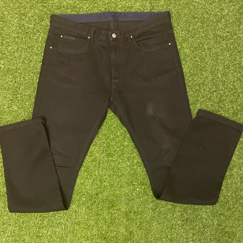 Louis Vuitton Men's 38 US Black Denim Gaston V LV Jeans
